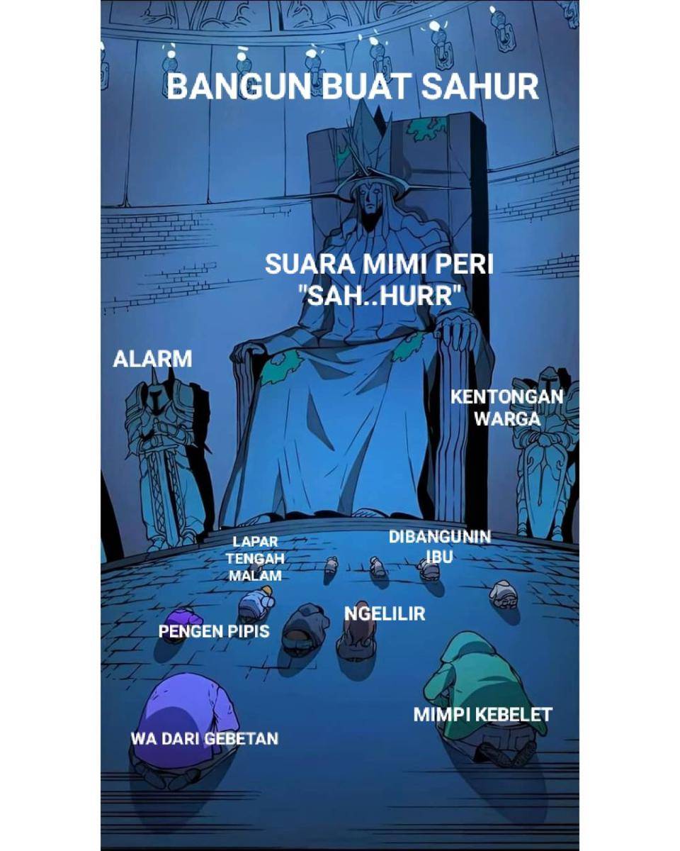 meme kasta tertinggi bulan puasa (dok. pribadi/Iip Afifullah)