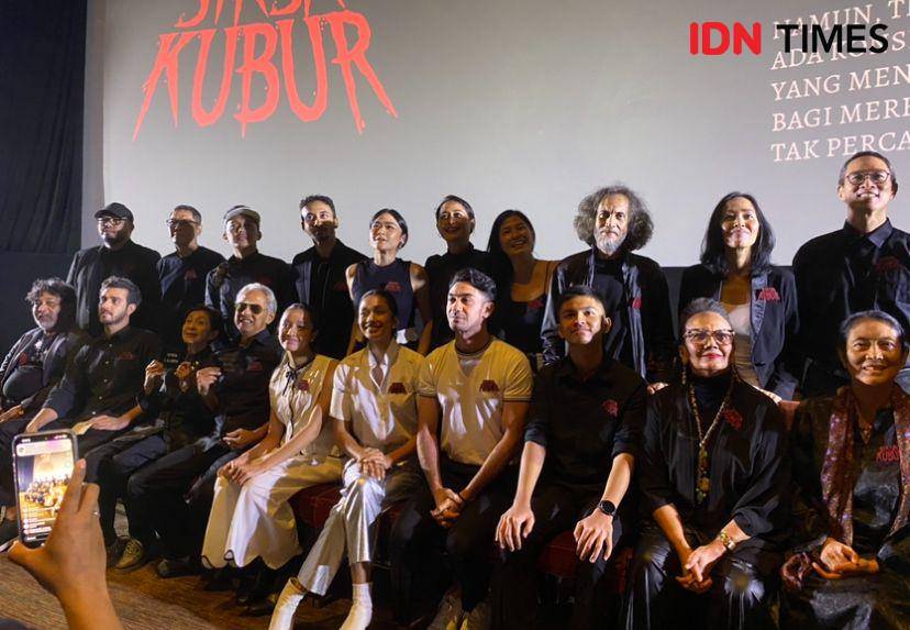 potret Joko Anwar dalam press conference film Siksa Kubur (Dok. IDN Times/Rani Asnurida)