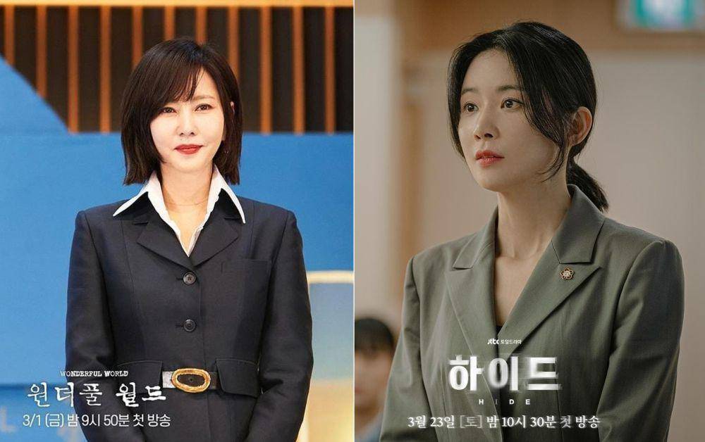 Kim Nam Joo di drama Wonderful World (instagram.com/mbcdrama_now) | Lee Bo Young di drama Hide (instagram.com/jtbcdrama)