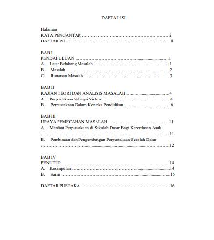 contoh daftar isi makalah (eprints.uad.ac.id/Anggita Fiska)