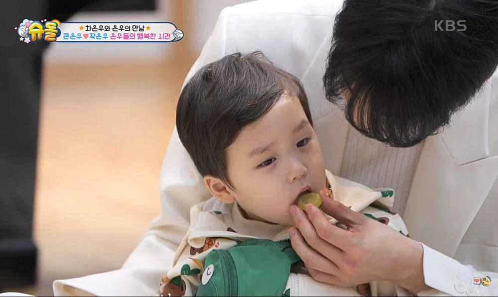 momen Cha Eun Woo saat momong Baby Eun Woo (dok. KBS Entertain)