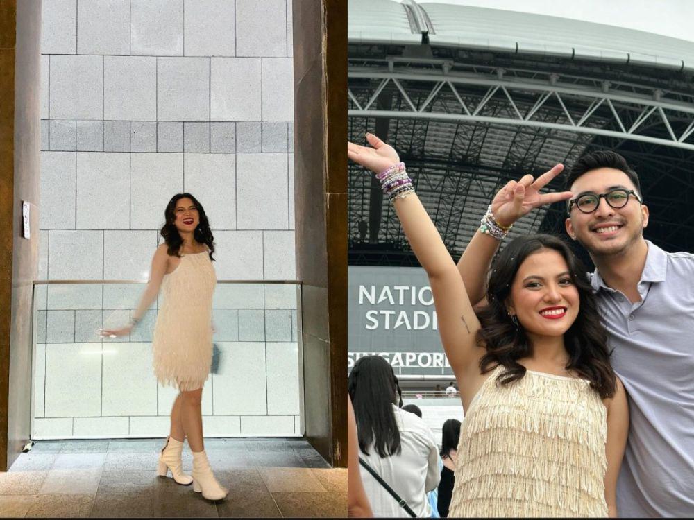 10 Potret Marsha Aruan Nonton Konser Taylor Swift, Seru bareng Bestie