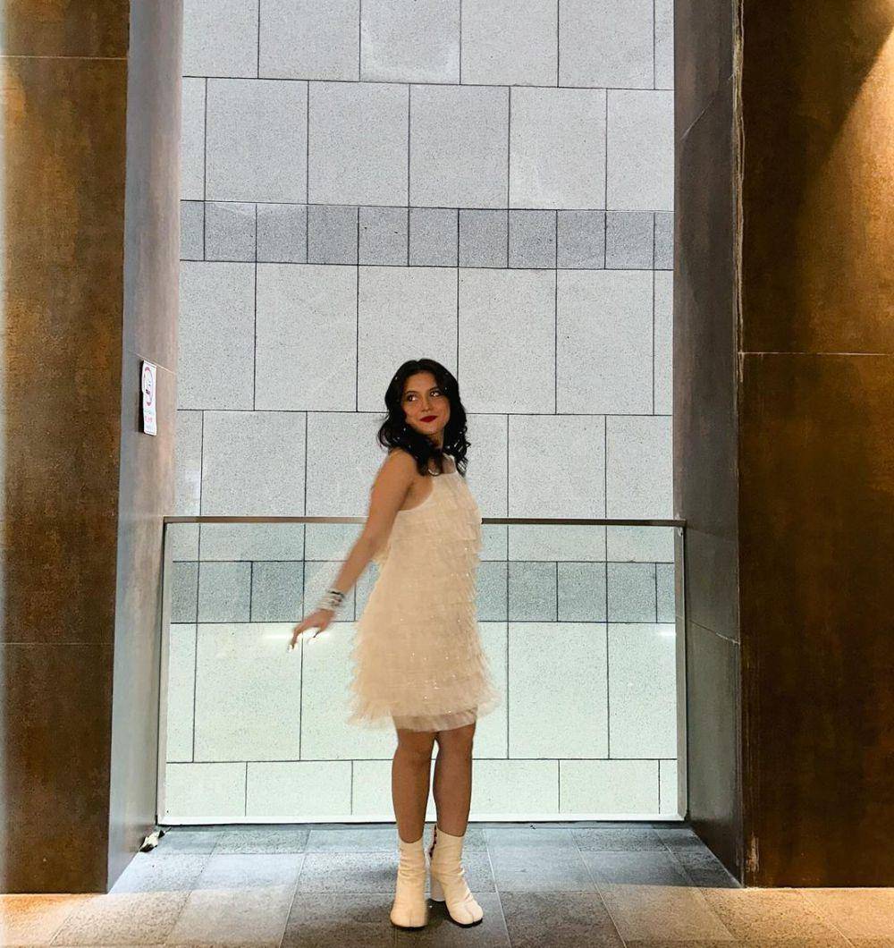 potret Marsha Aruan nonton Taylor Swift (instagram.com/aruanmarsha)