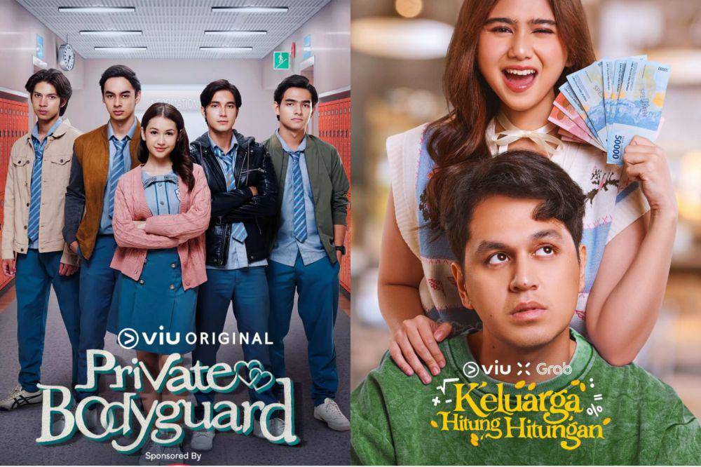 Series Viu adaptasi novel (dok. Viu Original / Keluarga Hitung-Hitungan | dok. SinemArt / Private Bodyguard)
