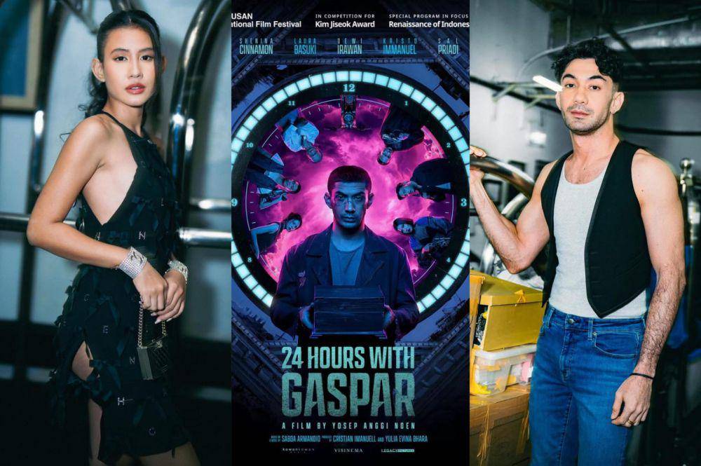 Aktor lawan main Shenina (dok. Visinema Pictures / 24 Jam Bersama Gaspar | instagram.com/officialpilarez | instagram.com/sheninacinnamon)