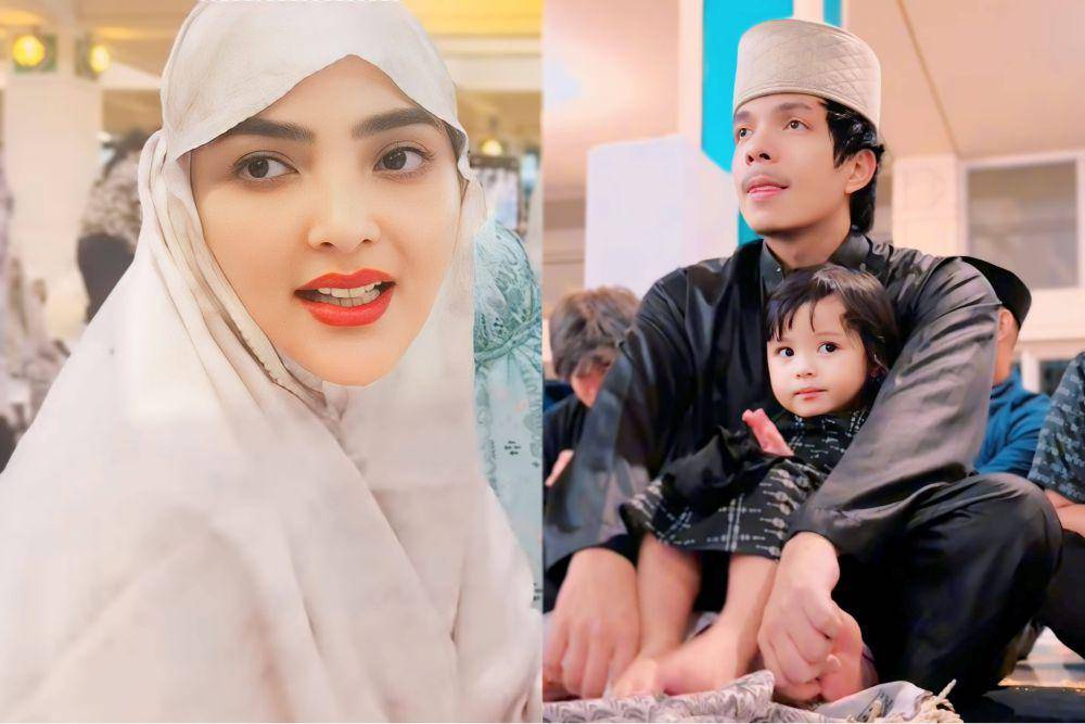 potret salat Tarawih berjamaah Anang-Ashanty dengan The Atta (youtube.com/TheHermansyahA6world | instagram.com/aurelie.hermansyah)