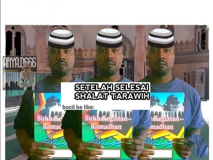meme salat Tarawih (instagram.com/jyapn)