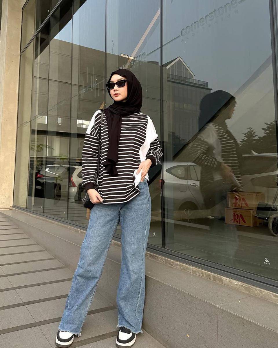 inspirasi OOTD ala Nabilah (instagram.com/nabilahcil)
