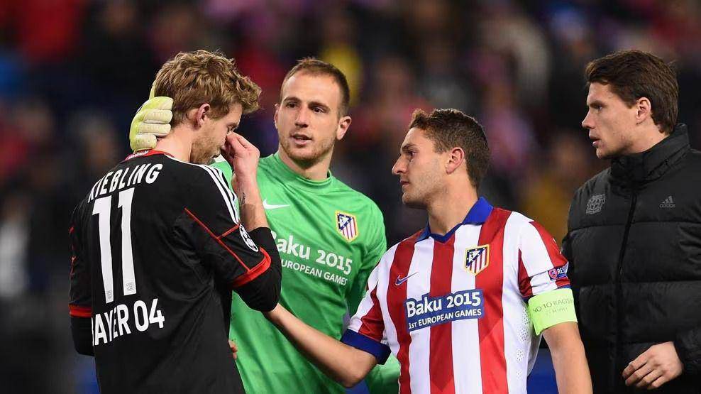 Atletico Madrid menang adu penalti atas Bayer Leverkusen pada 16 besar Liga Champions 2014/2015. (uefa.com)