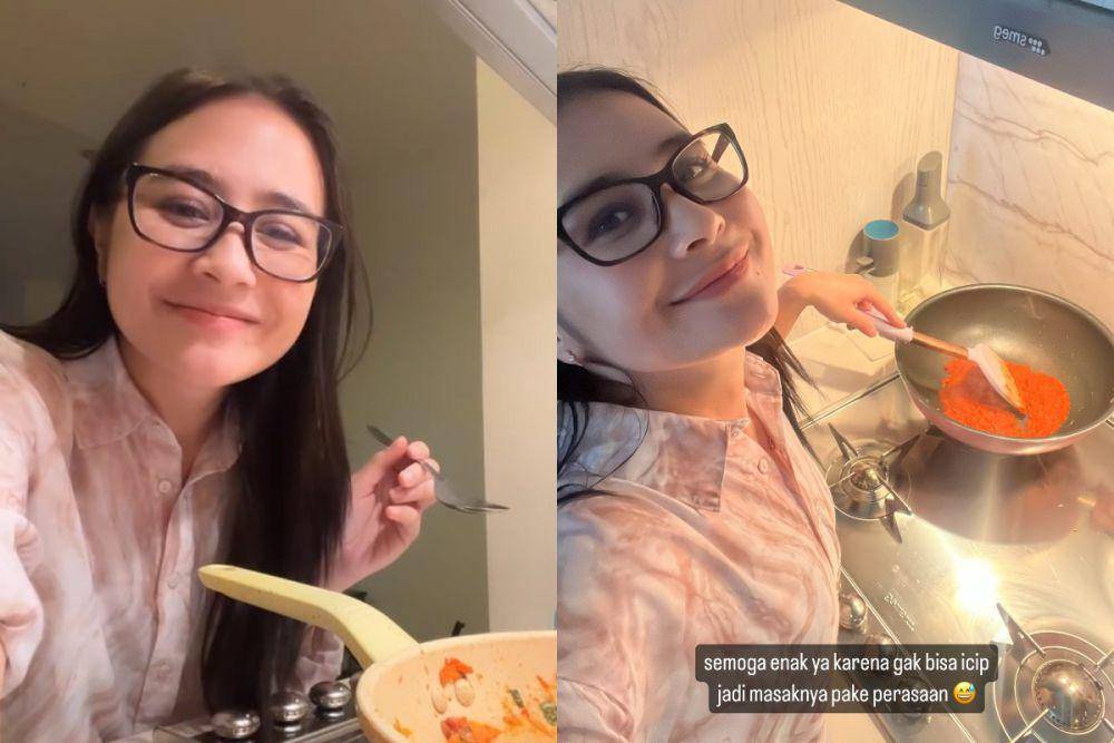 potret Prilly Latuconsina masak untuk buka puasa (instagram.com/prillylatuconsina96)