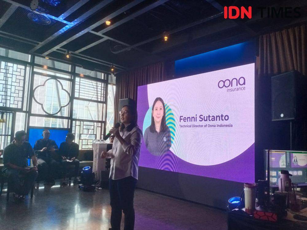 Oona Indonesia, Perusahaan Asuransi Umum dengan Pertumbuhan Pesat di Indonesia Meluncurkan Platform Digital MyOONA.id Rabu (13/3/2024) (IDN Times / Shiva Clarancia)