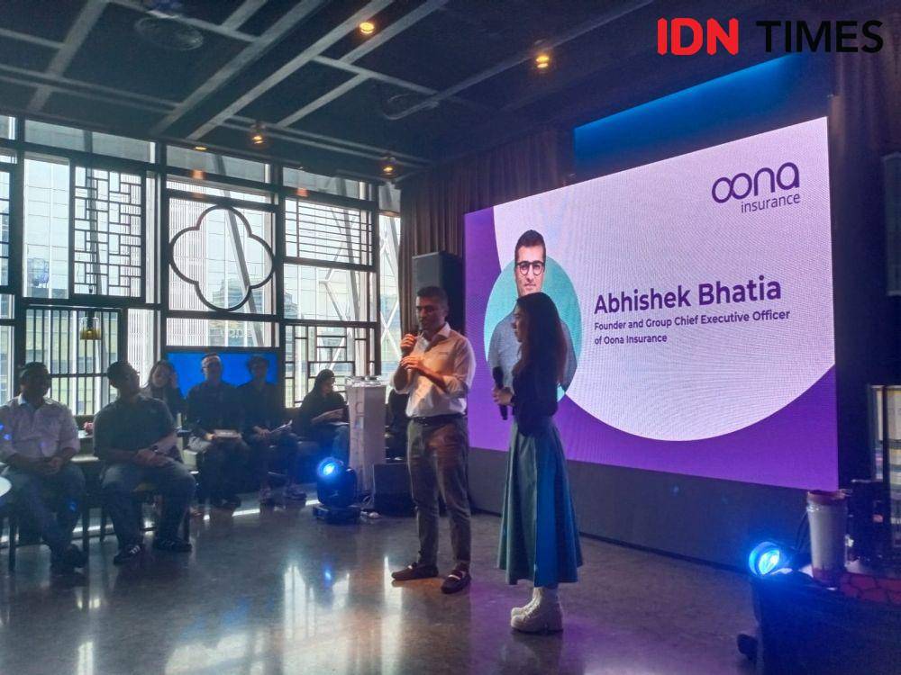 Oona Indonesia, Perusahaan Asuransi Umum dengan Pertumbuhan Pesat di Indonesia Meluncurkan Platform Digital MyOONA.id Rabu (13/3.2024) (IDN Times/Shiva Clarancia)