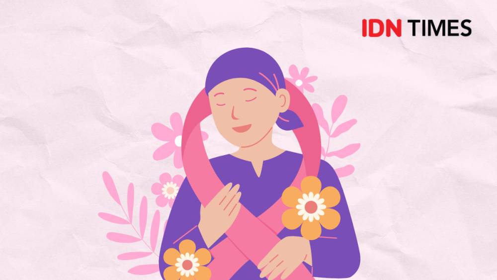 ilustrasi pasien kanker payudara (IDN Times/Novaya Siantita)