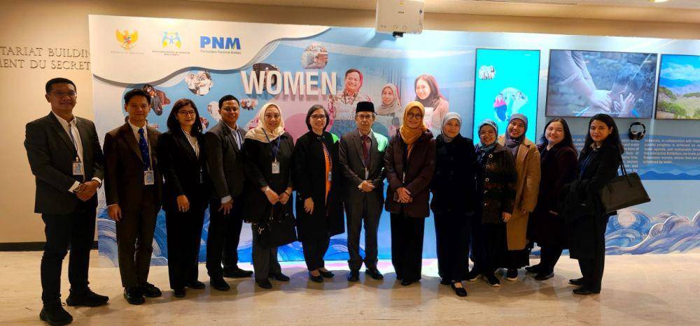 PT Permodalan Nasional Madani (PNM) bersama dengan Kementerian Pemberdayaan Perempuan dan Perlindungan Anak (KPPPA) menyukseskan penyelenggaraan Commision on the Status of Women (CSW) ke-68. (dok. PNM)