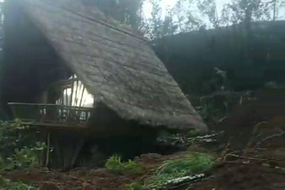 Longsor di Jatiluwih, Tabanan (Dok.IDN Times/BPBD Kab Tabanan)