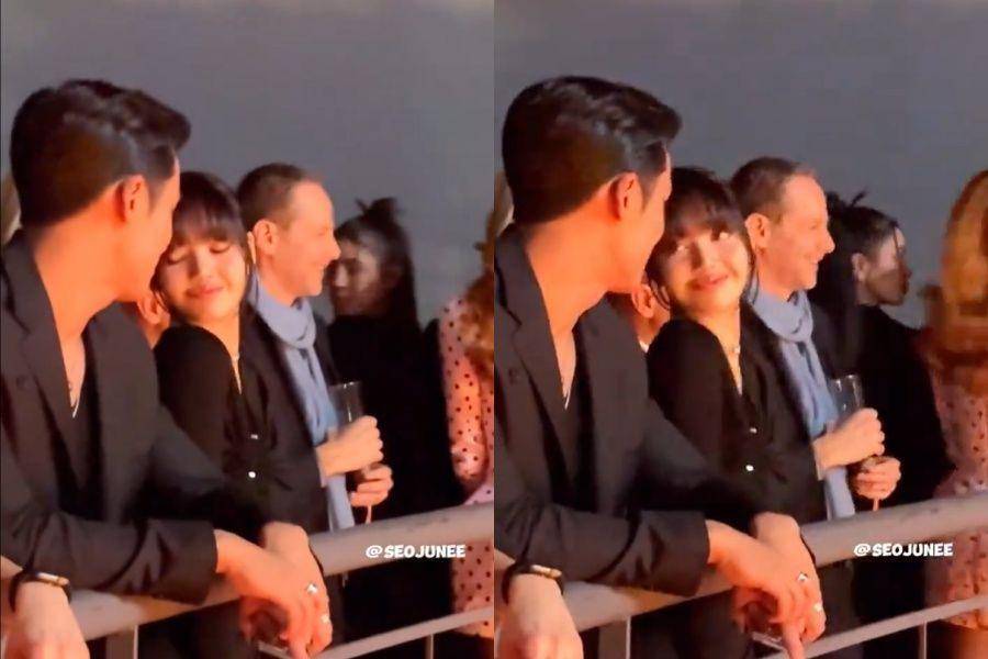 Mingyu SEVENTEEN dan Lisa BLACKPINK di event Bulgari (instagram.com/seojunee)