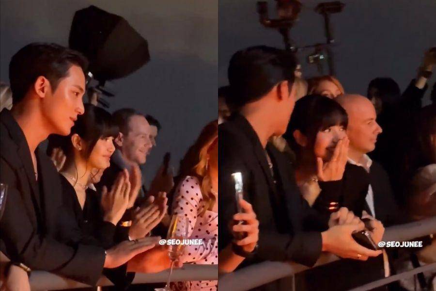 Mingyu SEVENTEEN dan Lisa BLACKPINK di event Bulgari (instagram.com/seojunee)
