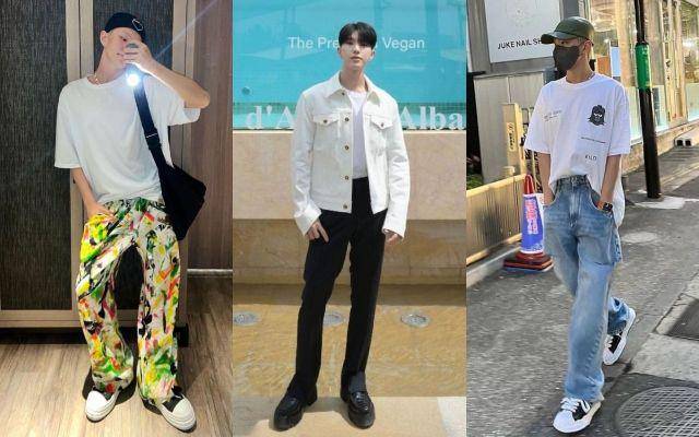 OOTD T-shirt putih ala Hoshi SEVENTEEN (instagram.com/ho5hi_kwon)