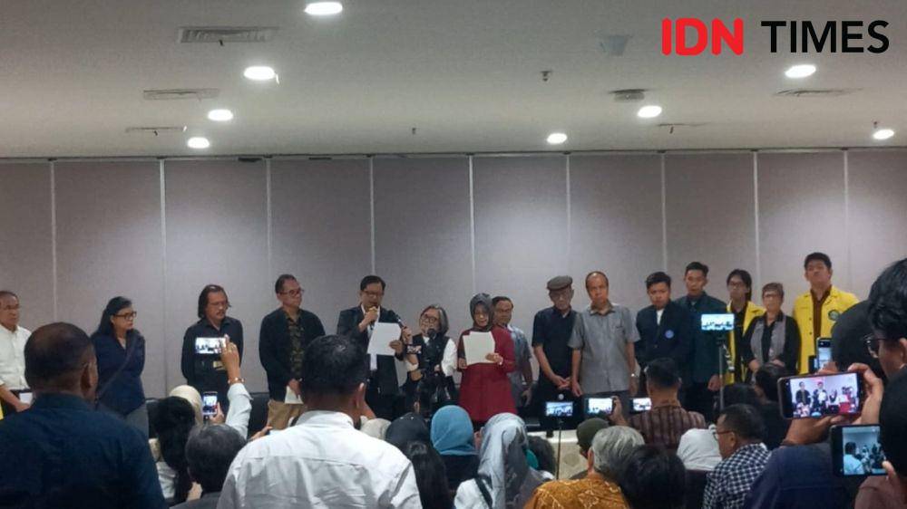Seruan Salemba, Kamis (14/3/2024) (IDN Times/Maulana Ridhwan)