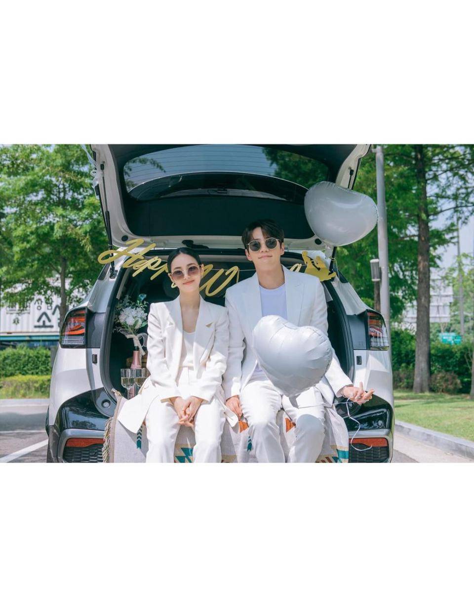 potret prewedding Lee Jun Young dan Hong Suzu di Impossible Heir (instagram.com//kim.j.jung)