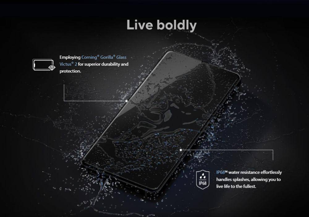 potret konstruksi bodi rating IP68 Zenfone 11 Ultra (asus.com)