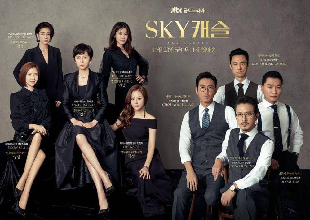 poster drama Sky Castle (instagram.com/sabita_5)