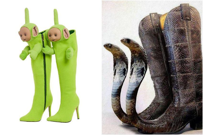 9 Bentuk Sepatu Bot yang Patut Dipertanyakan, Aneh Betul