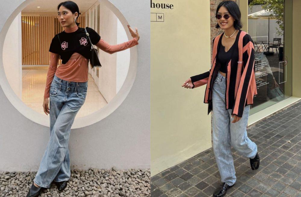 9 Inspirasi Outfit Daily ala Alika Islamadina, Andalkan Jeans!