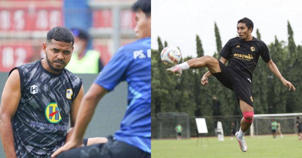 Gelandang Barito Putera, Hasyim Kipuw - Gelandang PSM Makassar, Muhammad Arfan (Kolase Berbagai Sumber)