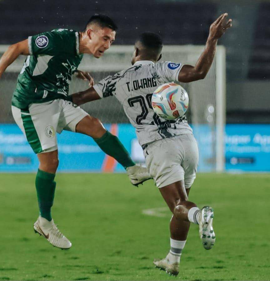 PSS Sleman menyerah 0-1 kepada Borneo FC Samarinda dalam pertandingan Liga 1 Indonesia di Stadion Manahan, Solo, Kamis (14/3/2024) malam. (Instagram/pssleman)