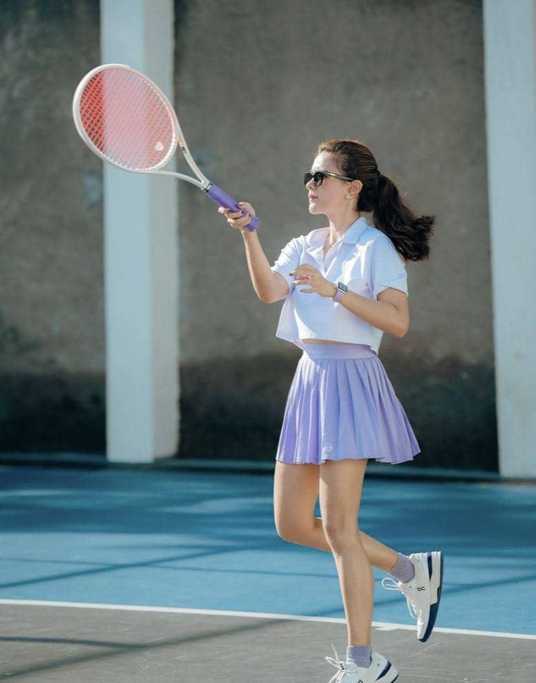 potret Audi Marissa latihan tenis (instagram.com/audimarissa)