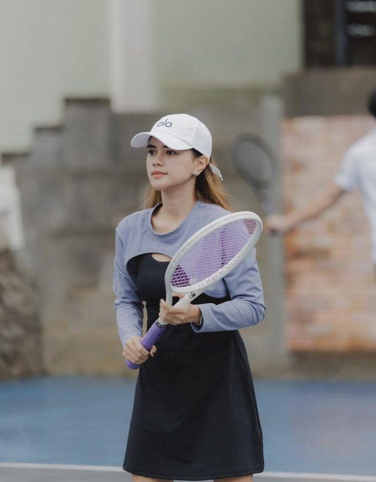 potret Audi Marissa latihan tenis (instagram.com/audimarissa)