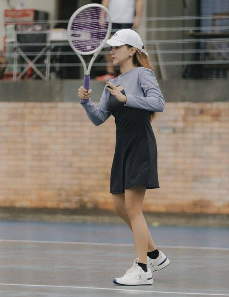 potret Audi Marissa latihan tenis (instagram.com/audimarissa)