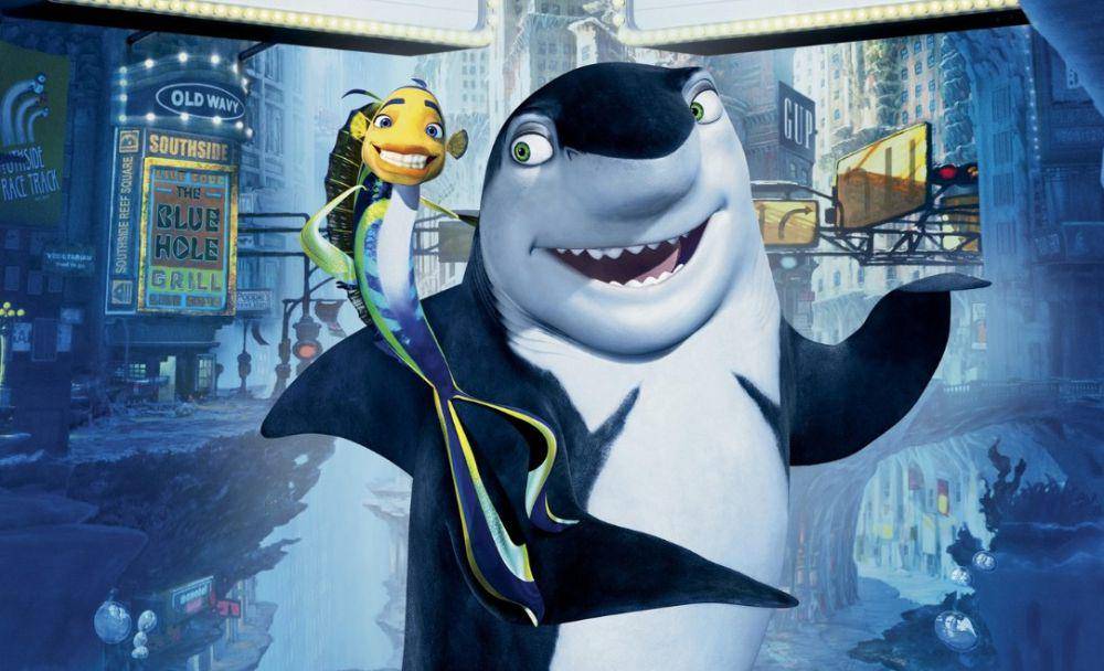poster film Shark Tale (dok. DreamWorks Animation/Shark Tale)