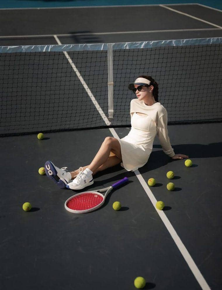 potret Audi Marissa latihan tenis (instagram.com/audimarissa)