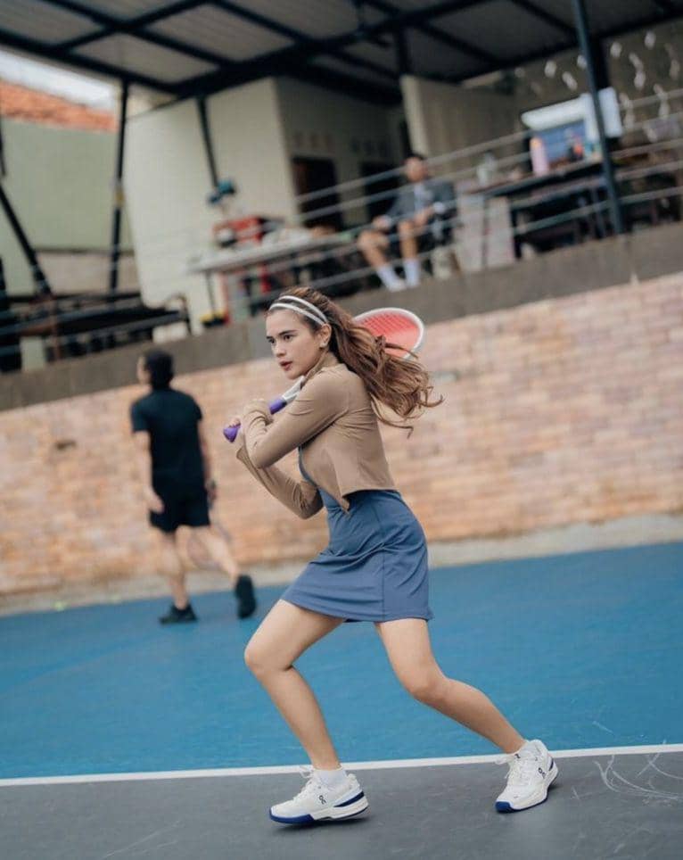 potret Audi Marissa latihan tenis (instagram.com/audimarissa)