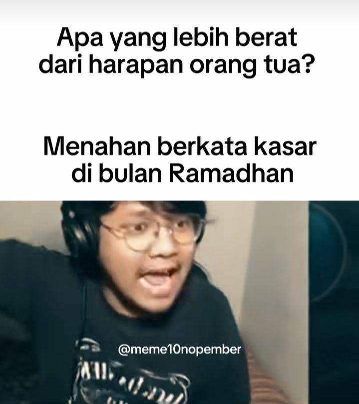 meme tahan emosi saat puasa (instagram.com/meme10nopember)