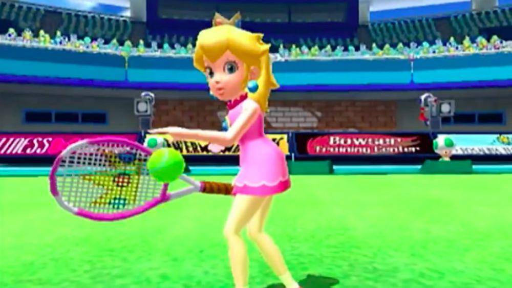 cuplikan Princess Peach dalam permainan tenis dalam Mario Sports Superstars (dok. Nintendo/Mario Sports Superstars)