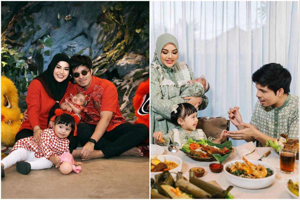 10 Ide Foto Keluarga dengan 2 Anak Kecil ala Atta-Aurel