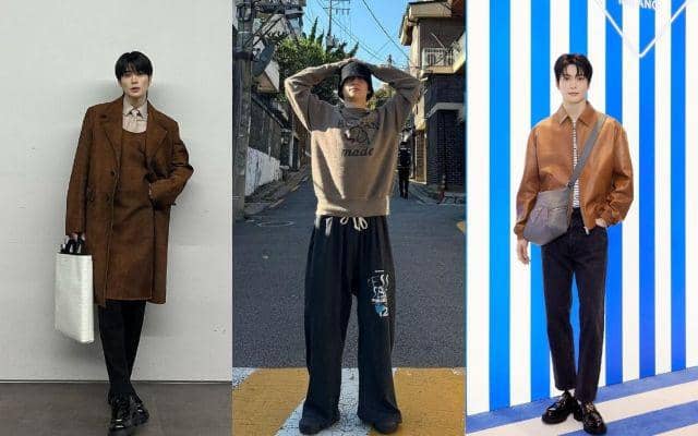 7 Rekomendasi OOTD Nuansa Cokelat ala Jaehyun NCT, Elegan dan Modis!