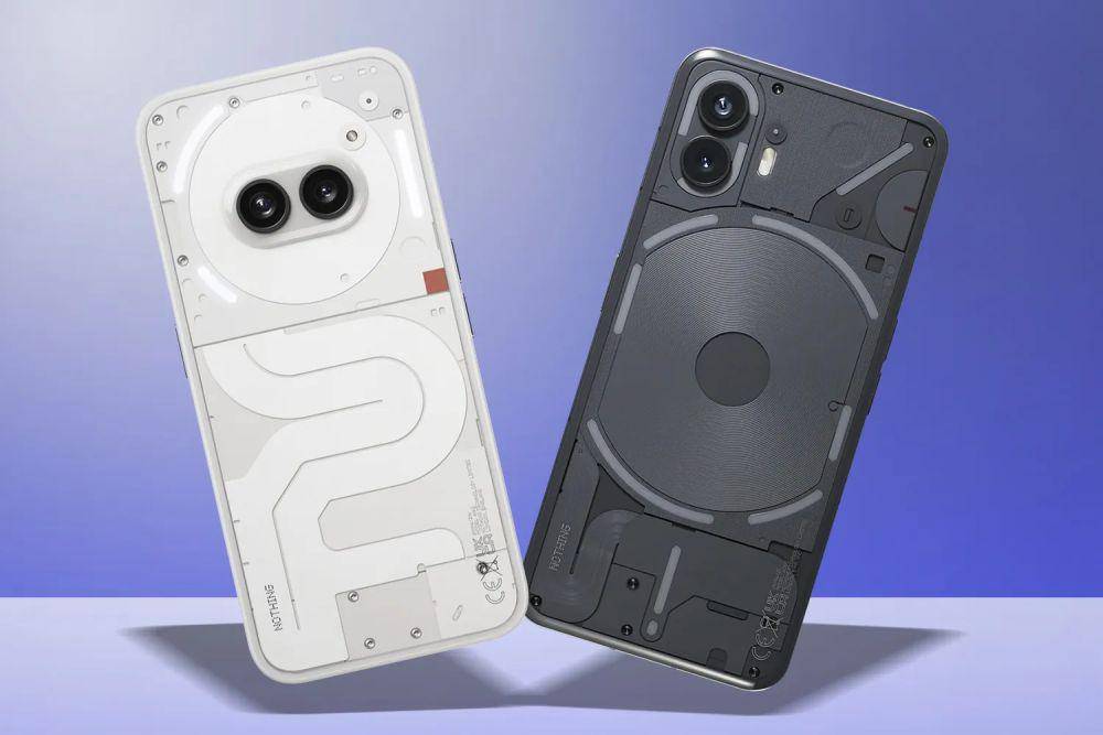 Nothing Phone 2 vs Nothing Phone 2a (dok. Nothing)