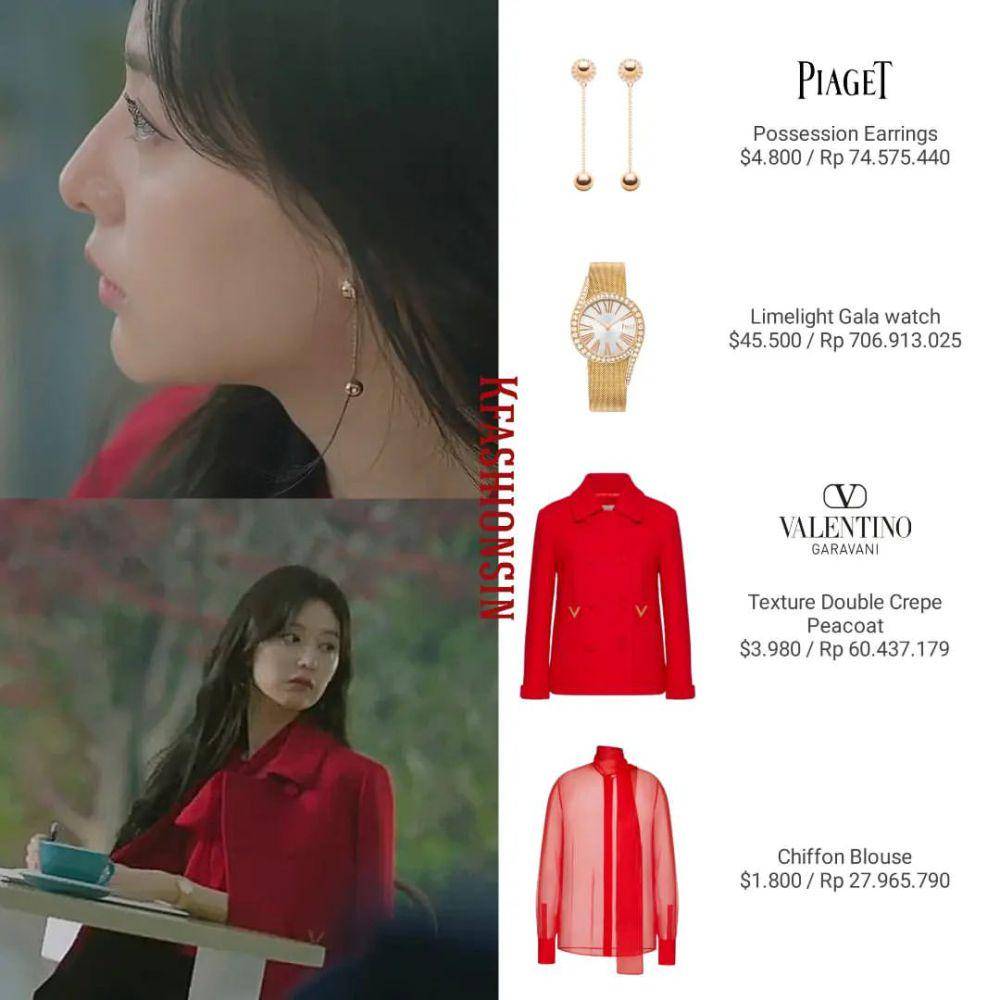 harga blazer Kim Ji Won sebagai Hong Hae in dalam drama Queen of Tears (instagram.com/kfashionsin)