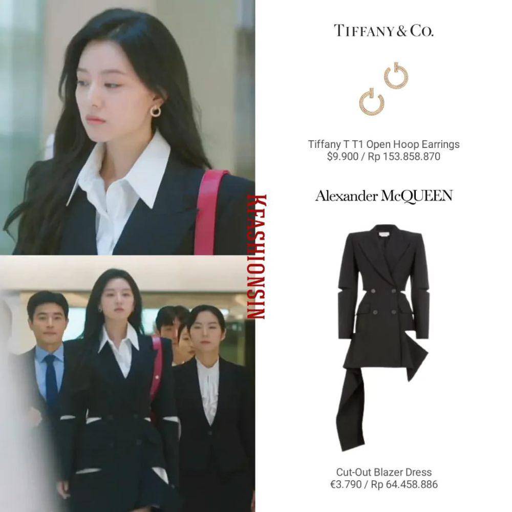 harga blazer Kim Ji Won sebagai Hong Hae in dalam drama Queen of Tears (instagram.com/kfashionsin)