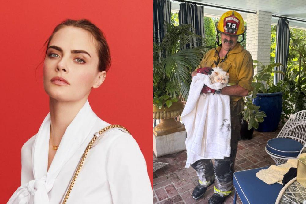 Kronologi Kebakaran di Rumah Cara Delevingne, 2 Korban Terluka