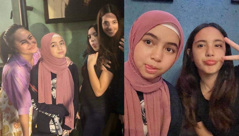 potret buka bersama keluarga Marshandan dan Nia Ramadhani (instagram.com/marshanda99)