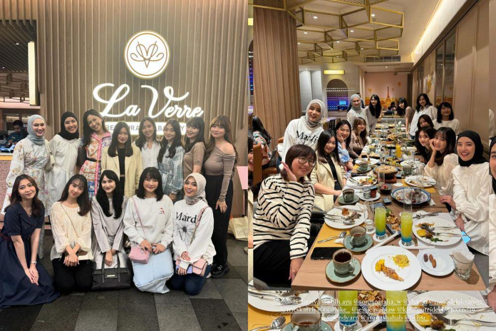 7 Potret Buka Puasa Bersama JKT48 Generasi 1, Seru Meski Gak Lengkap!