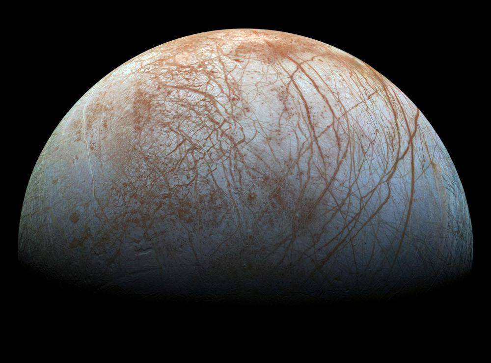 ilustrasi Europa (twitter.com/NASA)