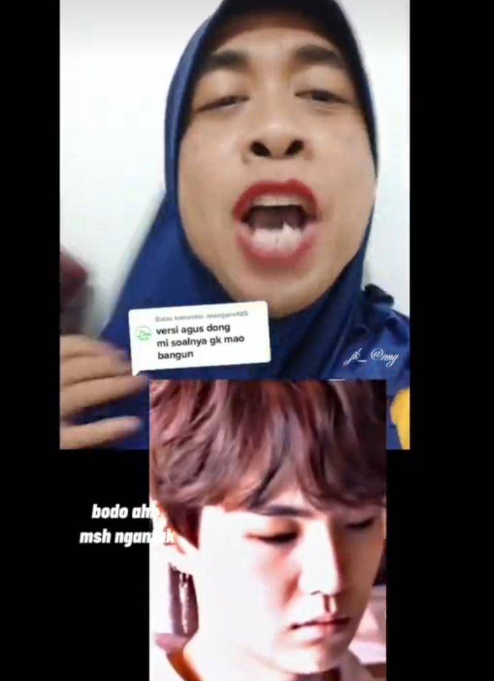meme Mimi Peri ngebangunin sahur (instagram.com/jka_rmy11)