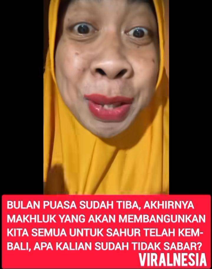 meme Mimi Peri ngebangunin sahur (instagram.com/viralnesiaaa)