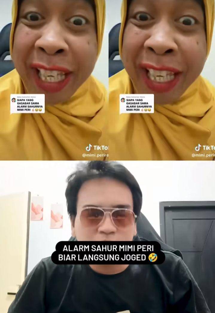 meme Mimi Peri ngebangunin sahur (instagram.com/hernanda_yona)